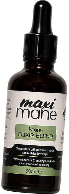 Флаконът Mane Elixir Blend